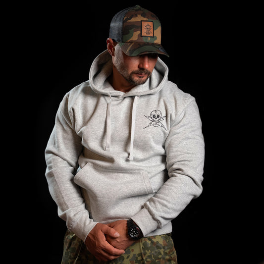 TTG Hoodie Skull Lightening - front