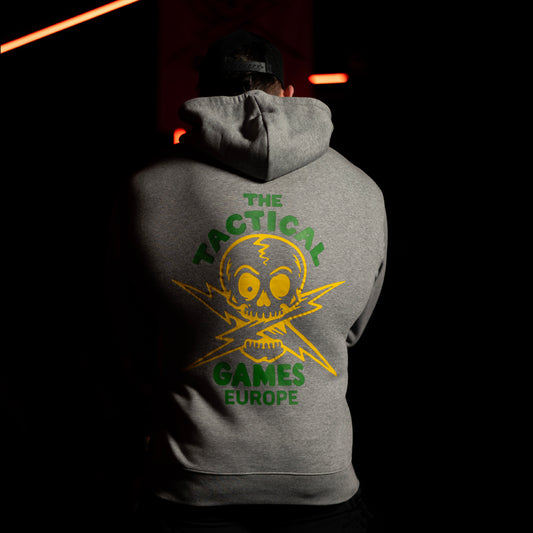TTG Logo Hoodie Skull Grey - tył