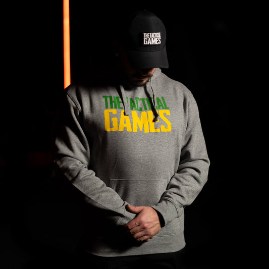 TTG Logo Hoodie Skull Grey - przód