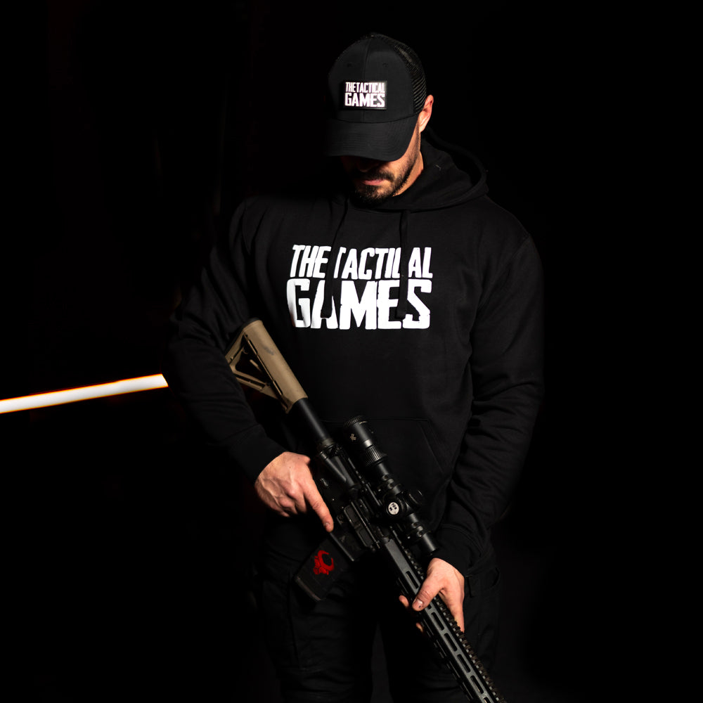 TTG Logo Hoodie Europe Skull Black - przód