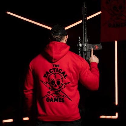 TTG Logo Hoodie Skull RED - tył