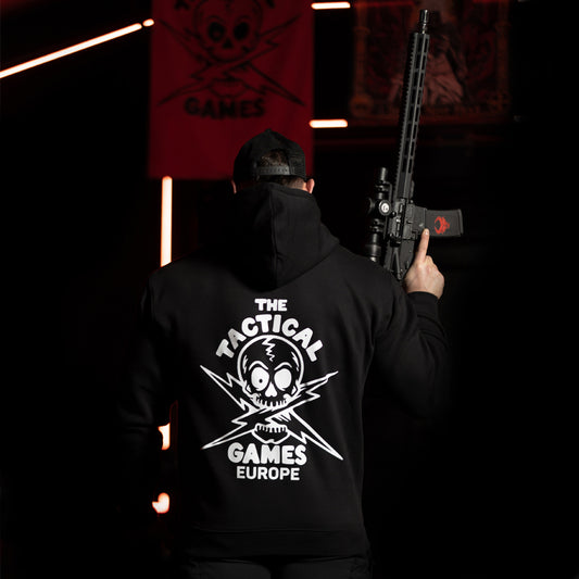 TTG Europe Skull Hoodie Black - tył