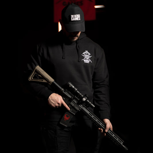 TTG Europe Skull Hoodie Black - przód