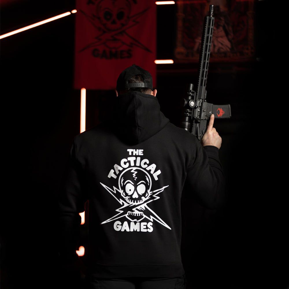 TTG Skull Hoodie Black - tył