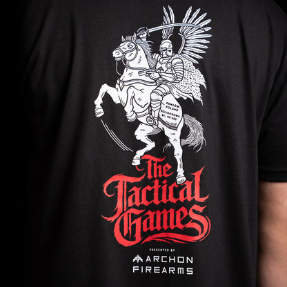 Winged Hussar back print detail